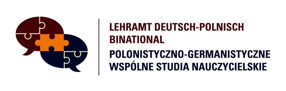 Schriftzug zweisprachig Lehramt Deutsch Polnisch